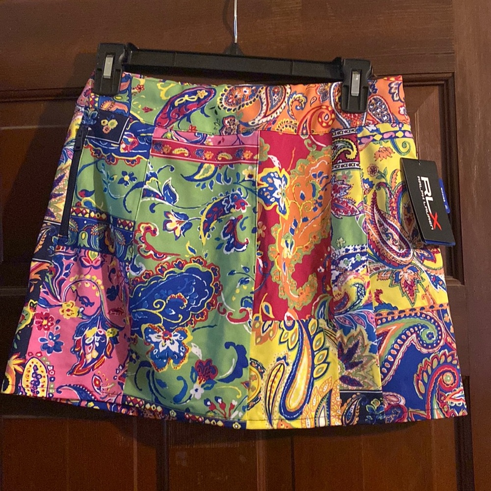 NWT RLX Ralph Lauren Jr Girls Golf Skort